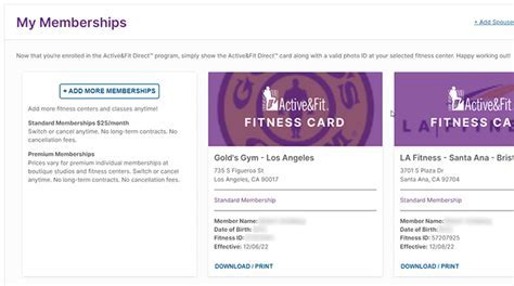 what gyms are included in aaa active and fit